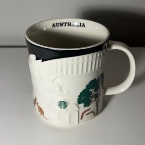 RARE Starbucks Australia Country Relief Mug